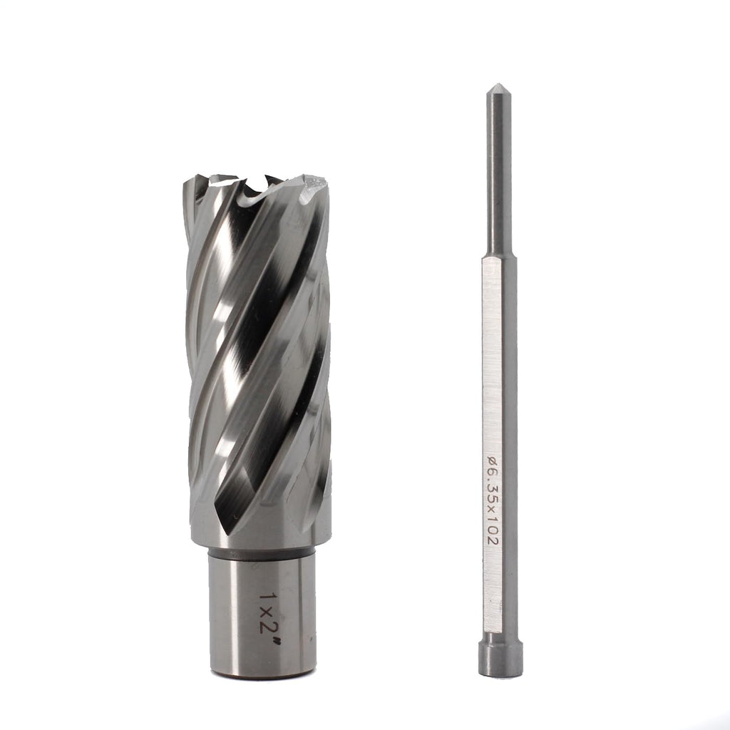 OSCARBIDE 1" x 2" HSS Annular Cutter 3/4" Weldon Shank Mag Drill Bit