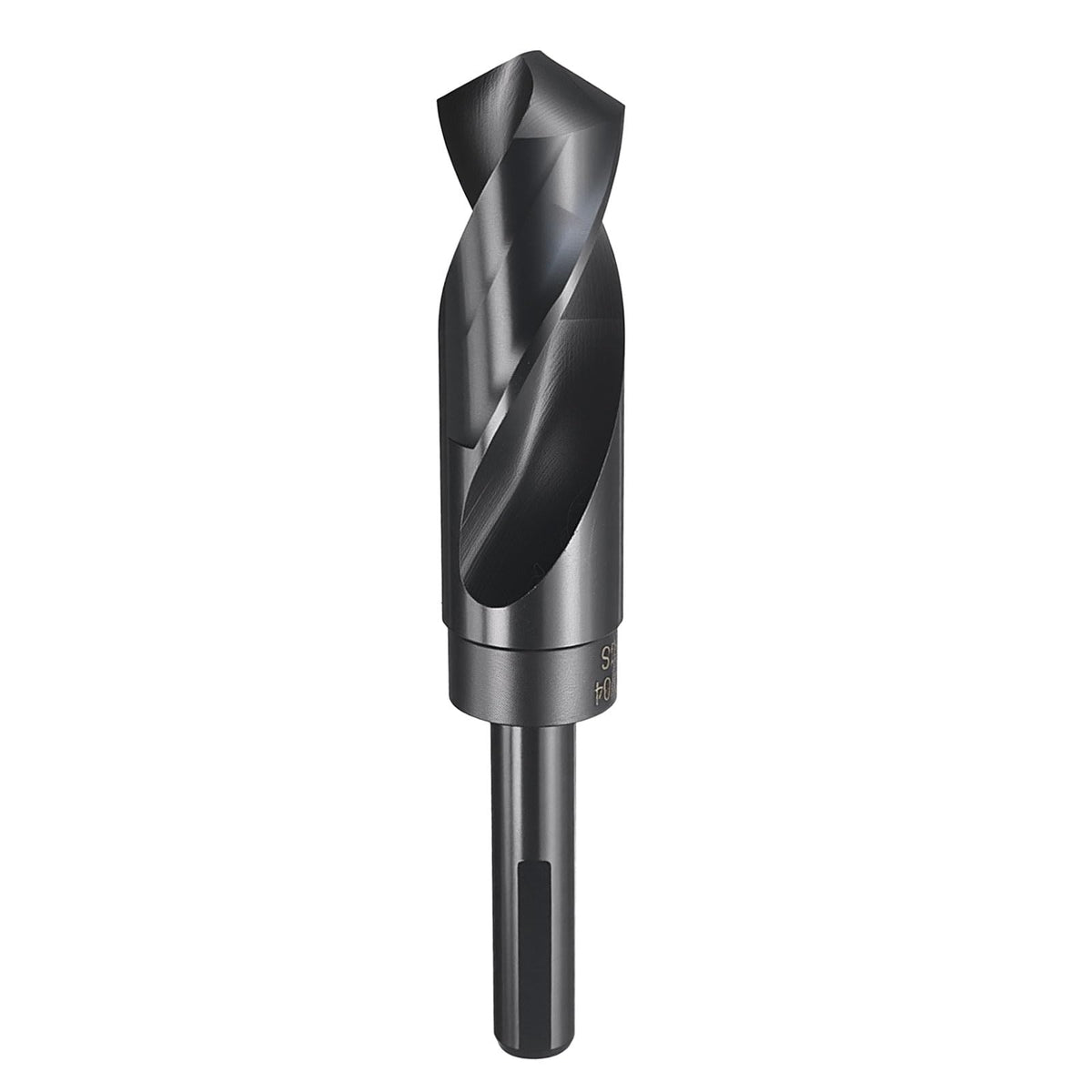 HARFINGTON 1-3/64" Drill Bit 1/2" Reduced Shank 3-Flat 4241 HSS 118°