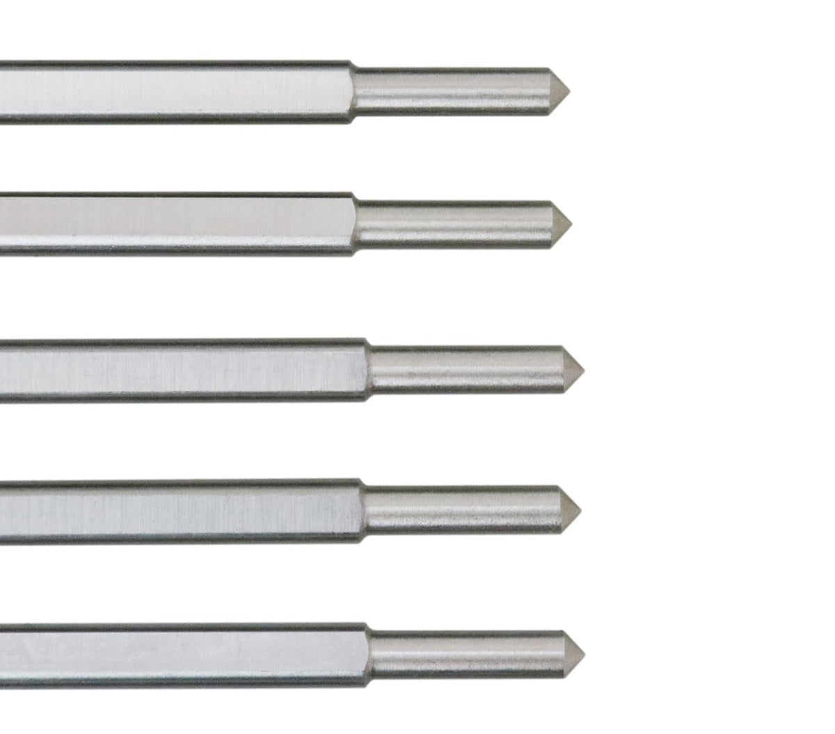 Accusize Industrial Tools 6.5mm x 4" Pilot Pins for Annular Cutters, 10pcs/Pack, 0600-0085x10