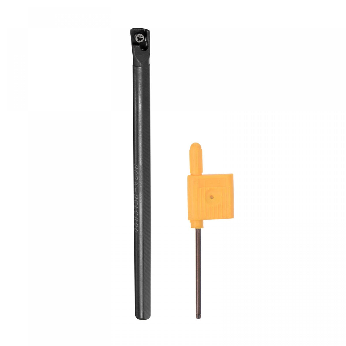 uxcell 1/4" Shank Lathe Indexable Boring Bar Turning Tool Holder S07K-SCLCR06 95°