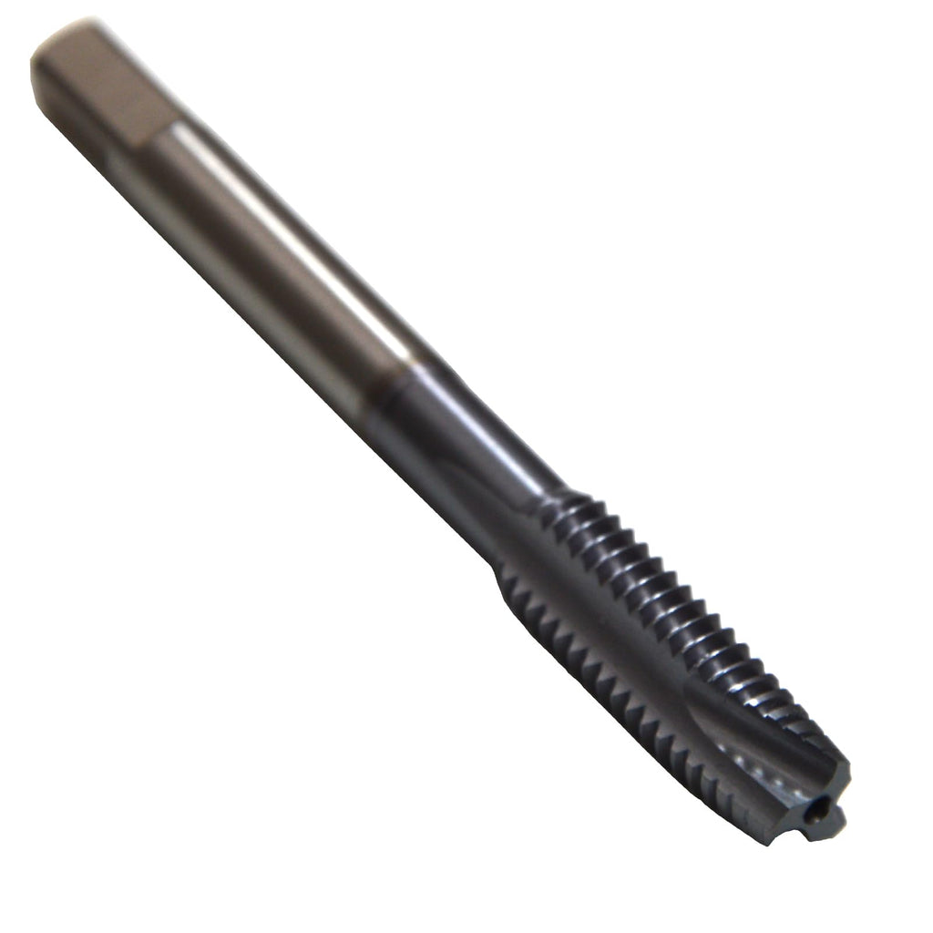 WKSTOOL 12-28 UNF P4 2pcs/Set TiCN Coated Precision Spiral Pointed Taps High-Speed Steel Cobalt Threading Chips from Tools for Hard Steel Through Tapping Hole