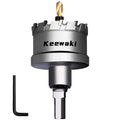 Keewaki 2-3/8" TCT Carbide Hole Saw Cutter for Stainless Steel & Metal