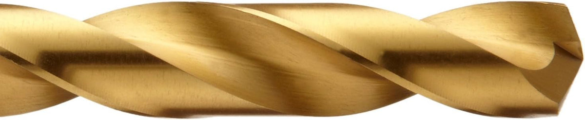 Chicago Latrobe 69870 2550 Series Cobalt Steel Jobber Length Drill Bit Set With Metal Case, TiN Coated, 135 Degree Split Point, Inch, 29-piece, 1/16" - 1/2" in 1/64" increments