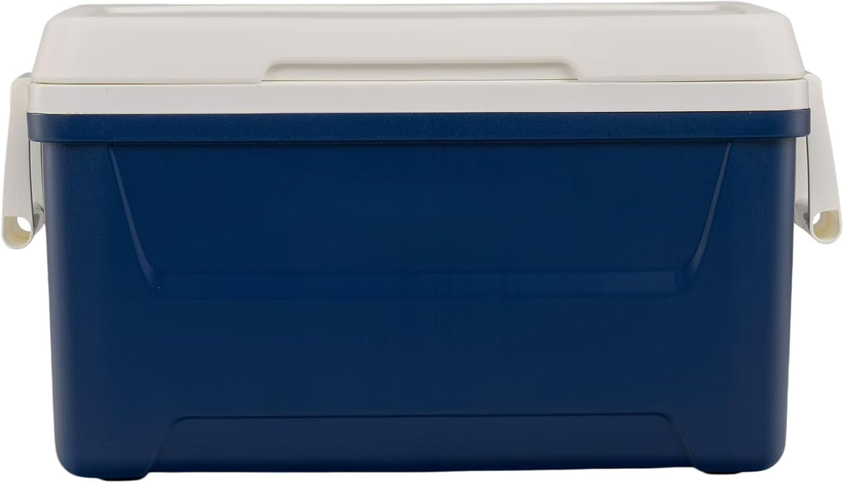 48QT Hard Sided Ice Chest Cooler, with flip Handle, Portable Camp Cooler Sturdy and Durable for Camping, Beach