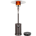 50,000 BTU Patio Heater with Sand Box, Table Design, Double-Layer Stainless Steel Burner, Wheels, Tip-over Protection