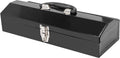 Metal Tool Box, 16" Hip Roof Style Portable Small Tool Box with Latch