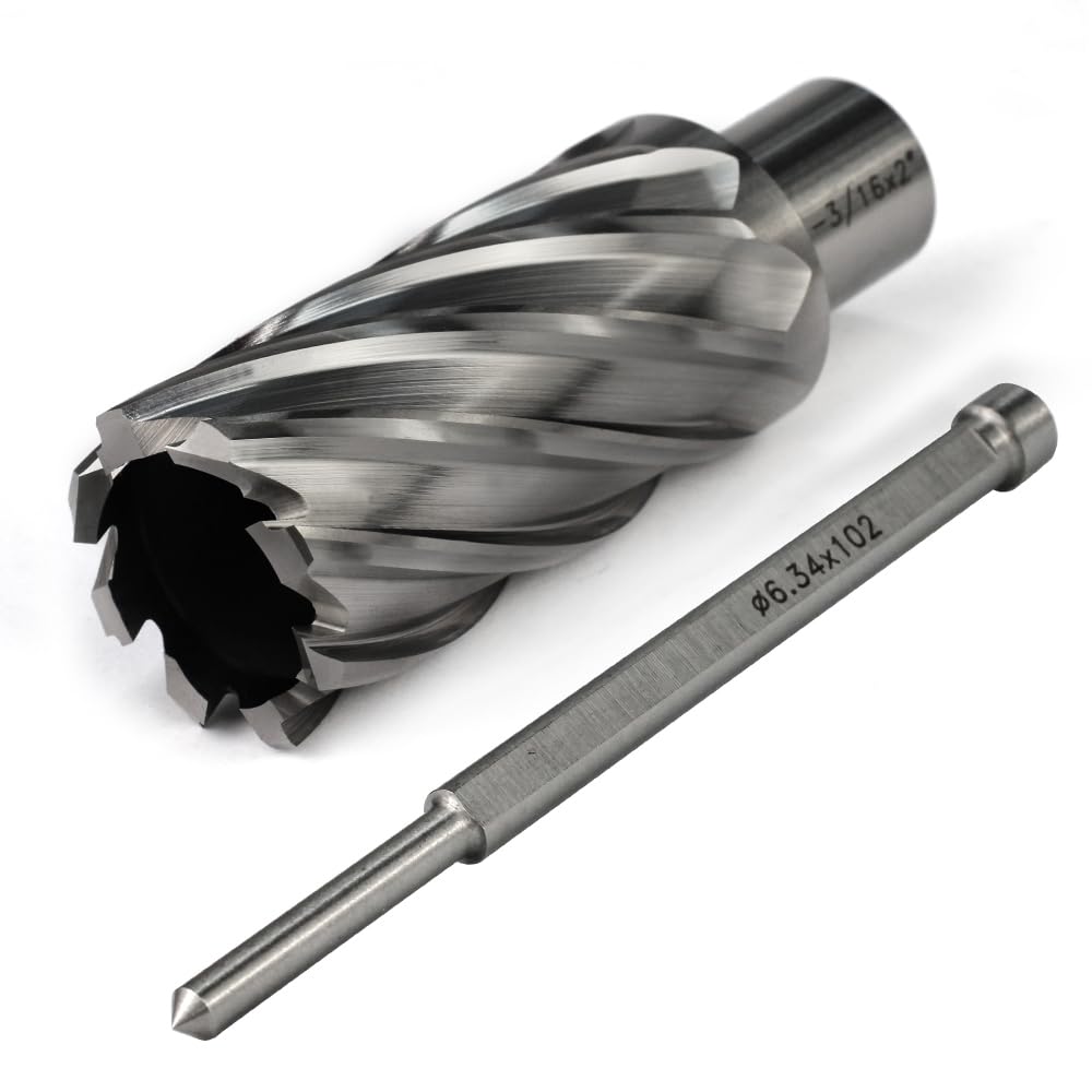 OSCARBIDE 1-3/16" x 2" HSS Annular Cutter 3/4" Weldon Shank Mag Drill Bit