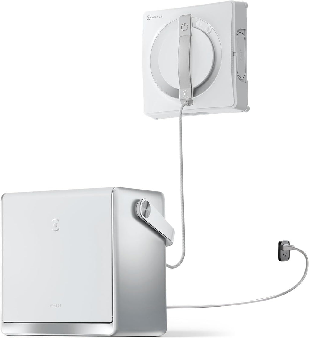 WINBOT W2 PRO Omni Portable Window Cleaning Robot with Multi-Functional Station, Charging While Working, Intelligent