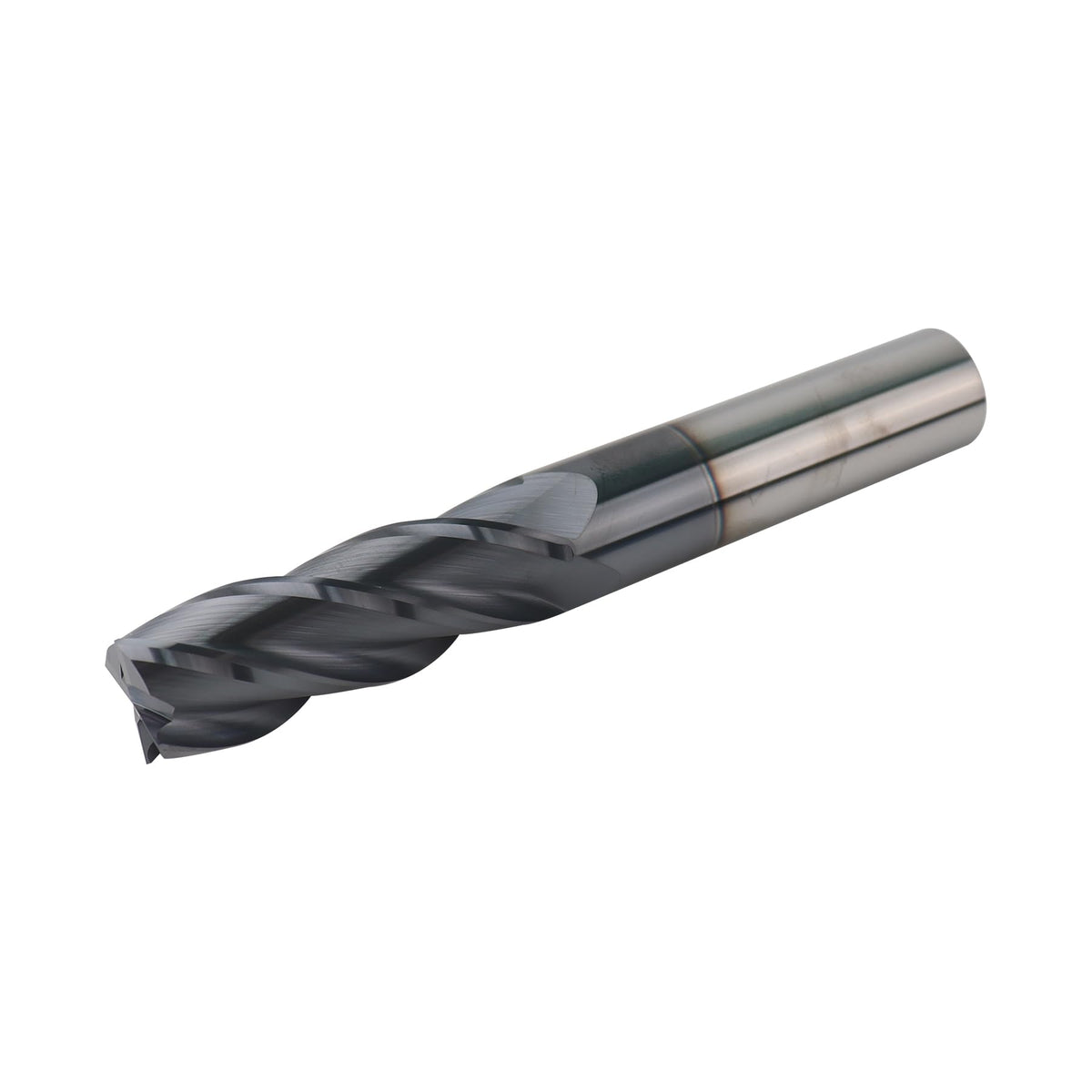Zorqon 3/4'' Carbide Long End Mill, 4 Flute, AlTiN Coating