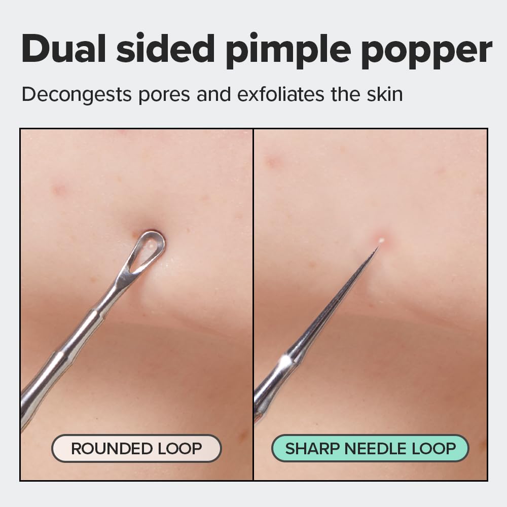 2-in-1 Proper Popper Dual-Tip Pimple Tool, Blackhead Remover