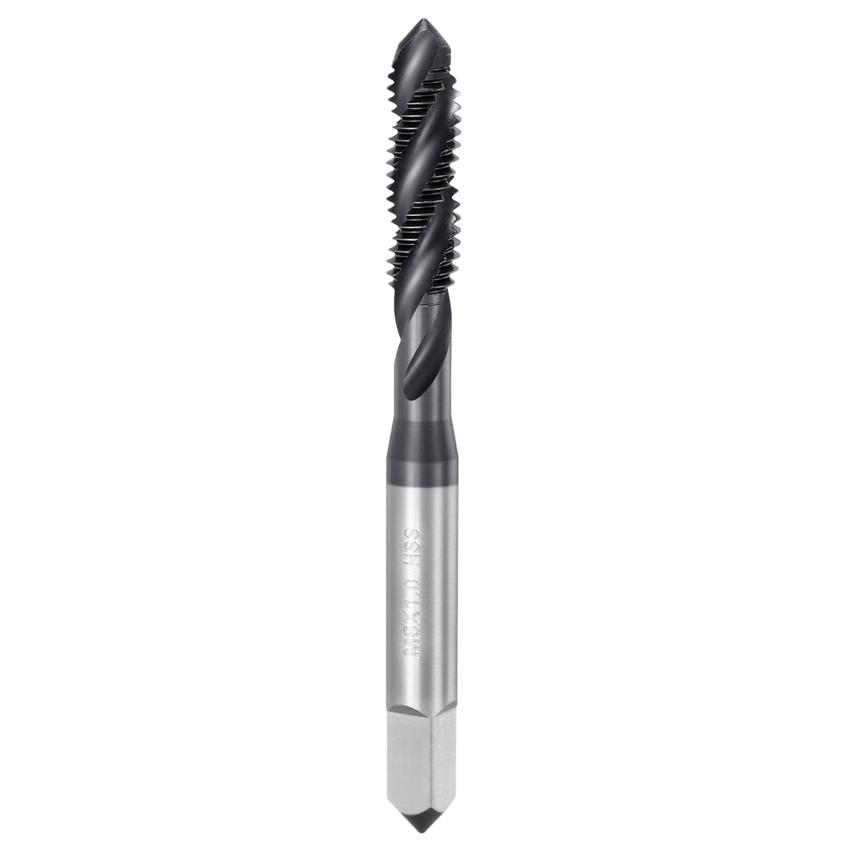 Workkyma Spiral Flute Tap M6 x 1 HSS M2 Titanium Carbon Nitride Coating