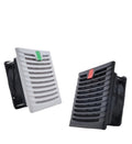 1Pcs 803 150 * 150mm Enclosure Cabinet Ventilator Filter Kits 120mm X 38mm AC EC 115V 230V DC 12V 24V Cooling Fan Dustproof Waterproof(Black EC 115V230V)