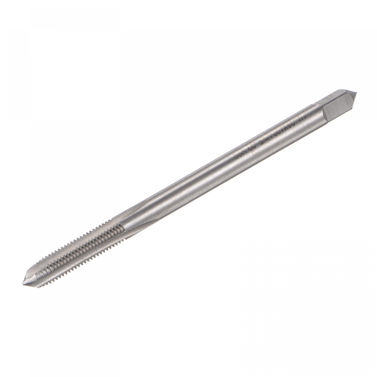 uxcell Thread Milling Taps, 1/4-28 UNF High Speed Steel (HSS) 3 Straight Flutes Machine Screw Thread Threading Tap, 4" Length (Extra Long)