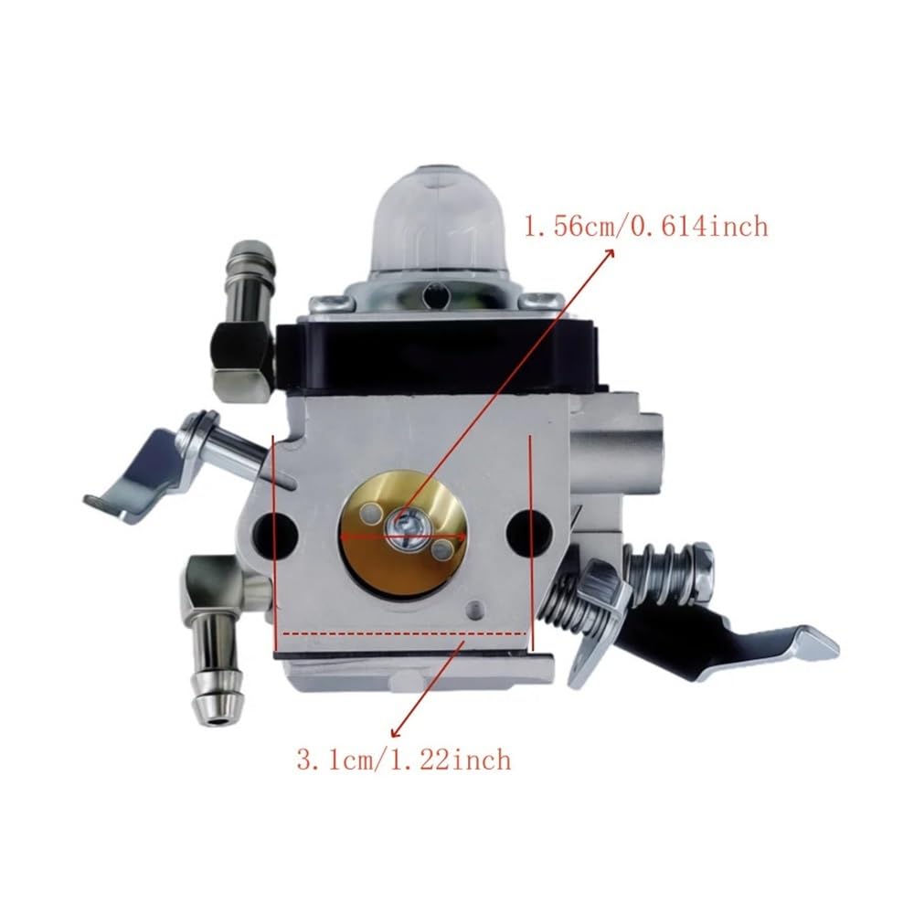 Carburetor for Wa-ker BS50-2 BS50-2i BS60-2 BS60-2i BS70-2i Rammer for W-lbro HDA 242 HDA 252 Carb 0165604 w pump gasket(1 Set)