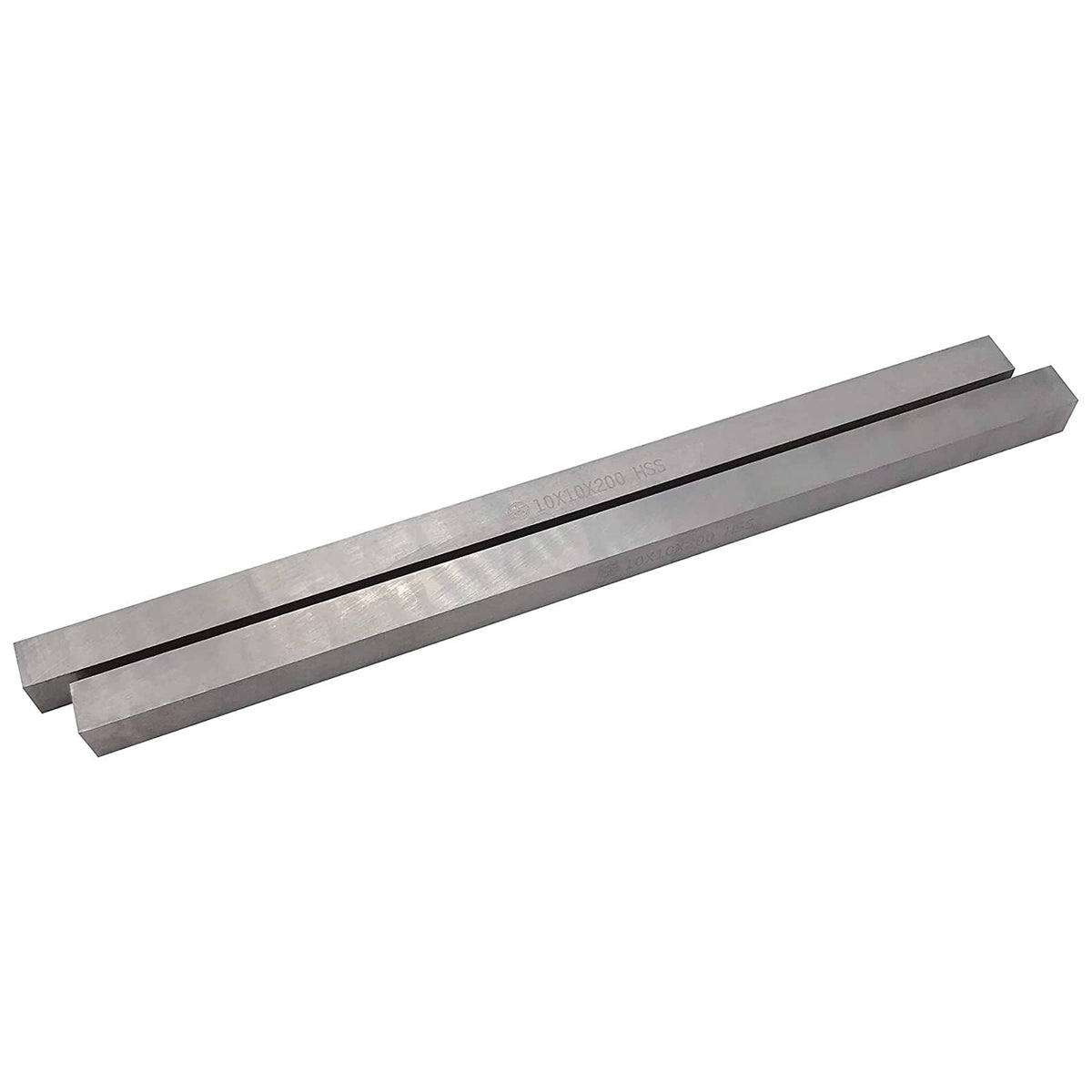 It Works Great HSS Lathe Tool Bit 10mm x 10mm x 200mm, Square Lathe Turning Tool Blanks, High Speed Steel Rectangular Fly Cutter Mill Blank (25/64” x 25/64” x 8”) 2pcs, 10mm x 10mm x 200mm（Square）