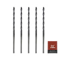 5PCS 1/16 Solid Carbide Drill Bit for Stainless Steel Hardened Steel Metal 1/16 CNC Tungsten Carbide Twist Drill Bits Set 135° Point Angle