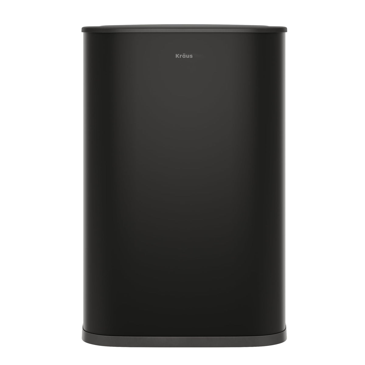 WasteGuard 14.5 Gallon / 55 Liter Motion Sensor Kitchen Trash Can in Matte Black with Bag Securing Ring and Soft