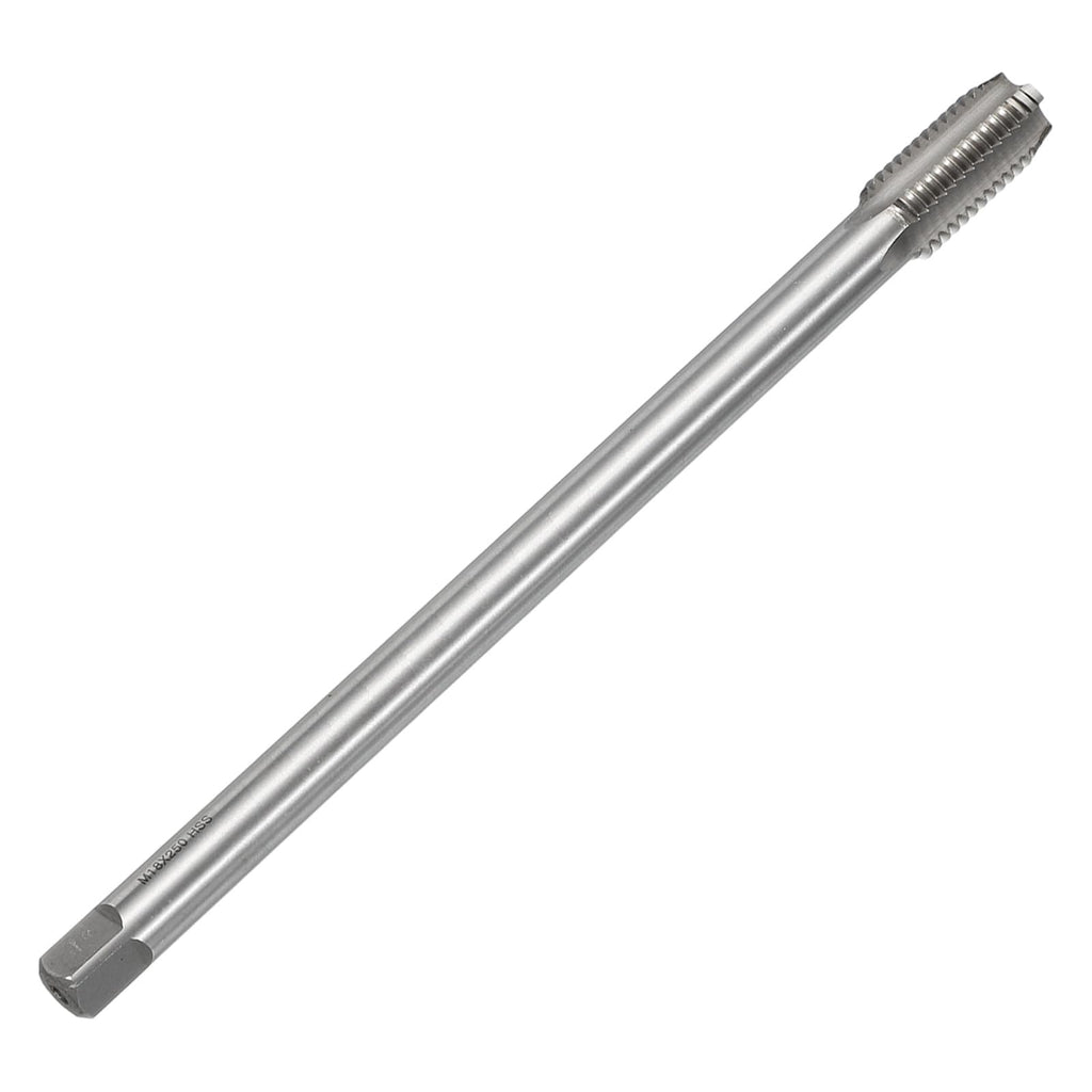 uxcell Metric Thread Tap M18 x 2.5 H2 250mm Extra Long Straight Flute