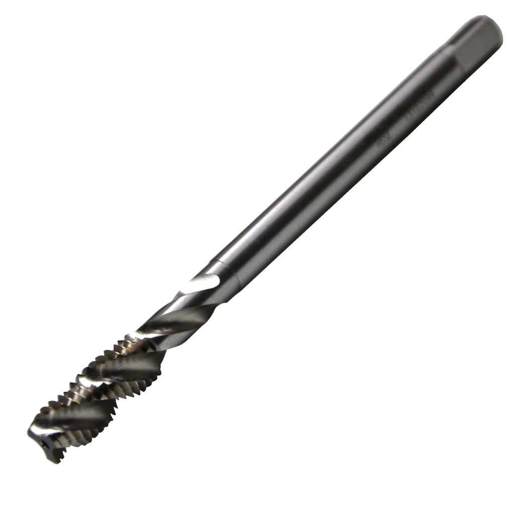 WKSTOOL M3×0.5 Uncoated High Speed Steel Precision Long Spiral Point Flute Taps Hole Threaded Threading Tapping Blind Hole Tools