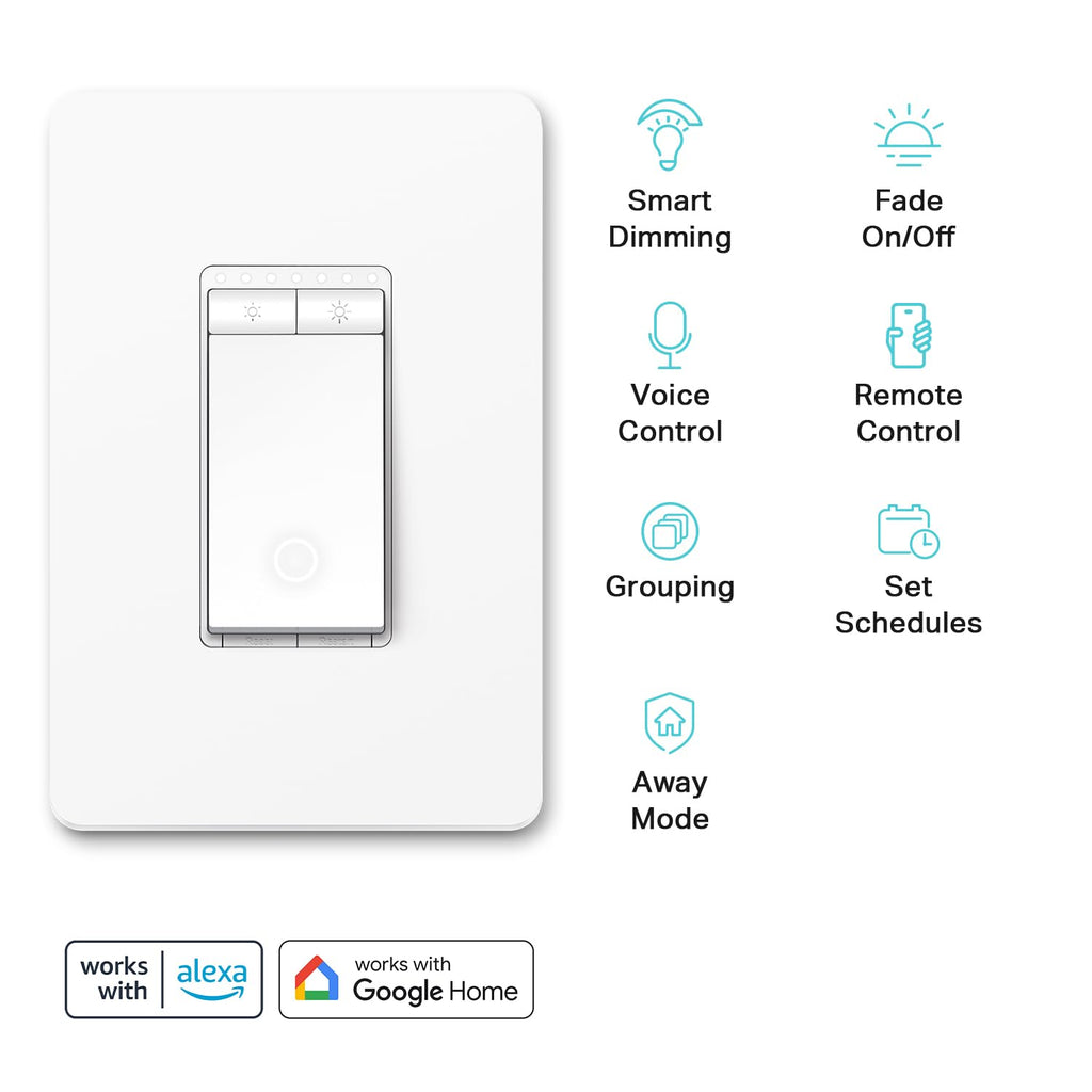Dimmer Switch HS220P3, Single Pole, Needs Neutral Wire
