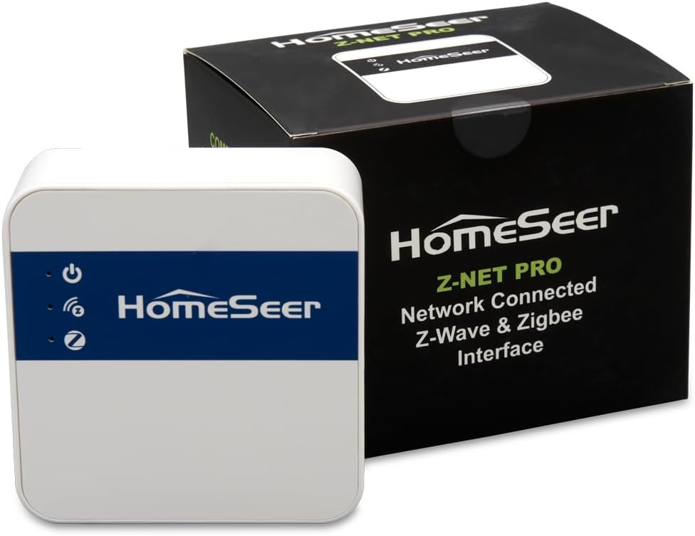 Network-Connected Z-Wave & Zigbee Interface (Z-NET PRO), Ethernet & WiFi, 800 Series Long Range Z-Wave, Zigbee 3.0