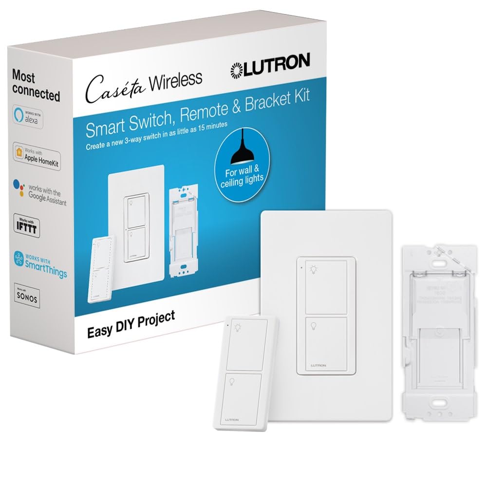 Caseta 3-Way Smart Switch Kit; Switch, Wireless Remote & More