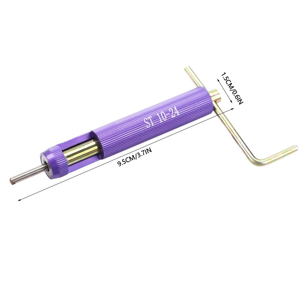Thread Repair Insert Kit 50Pcs M10-24 x 1.5D Helical Coil Type for Restoring Damaged Threads