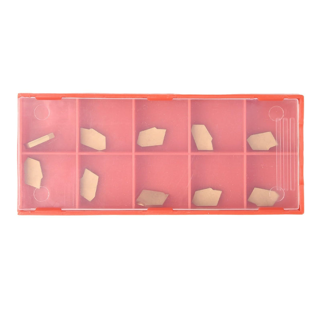 10 Pack GTN-2 QC1402 Carbide Inserts for CNC Lathe Turning and Grooving