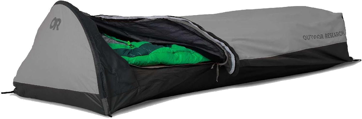Alpine XT Bivy | Waterproof Backpacking Single Person Trekking Pole Tent, Extra Headspace, No-See-Um Screen