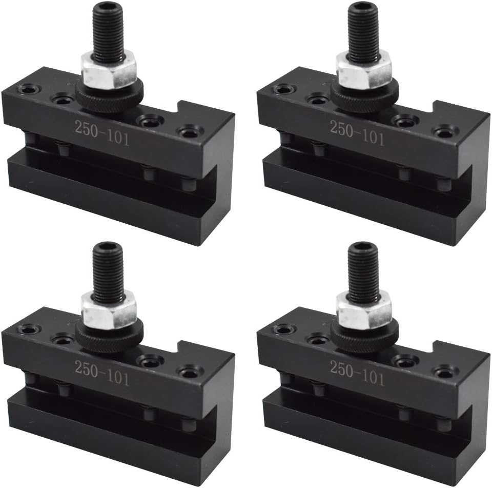 findmall AXA 4Pcs #1 Quick Change 250-101 Tool Post, Turning Facing Holder