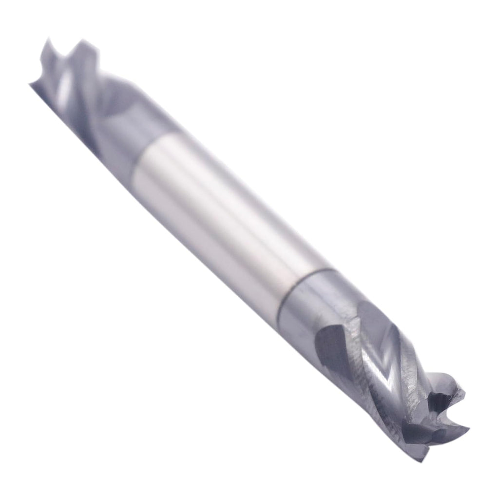 5Pcs 5/16" 4 Flute Solid Carbide Square End Mill, Double End, AlTiN Coated