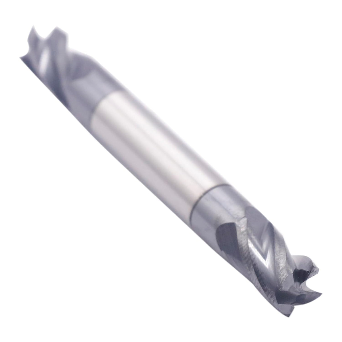 5Pcs 5/16" 4 Flute Solid Carbide Square End Mill, Double End, AlTiN Coated