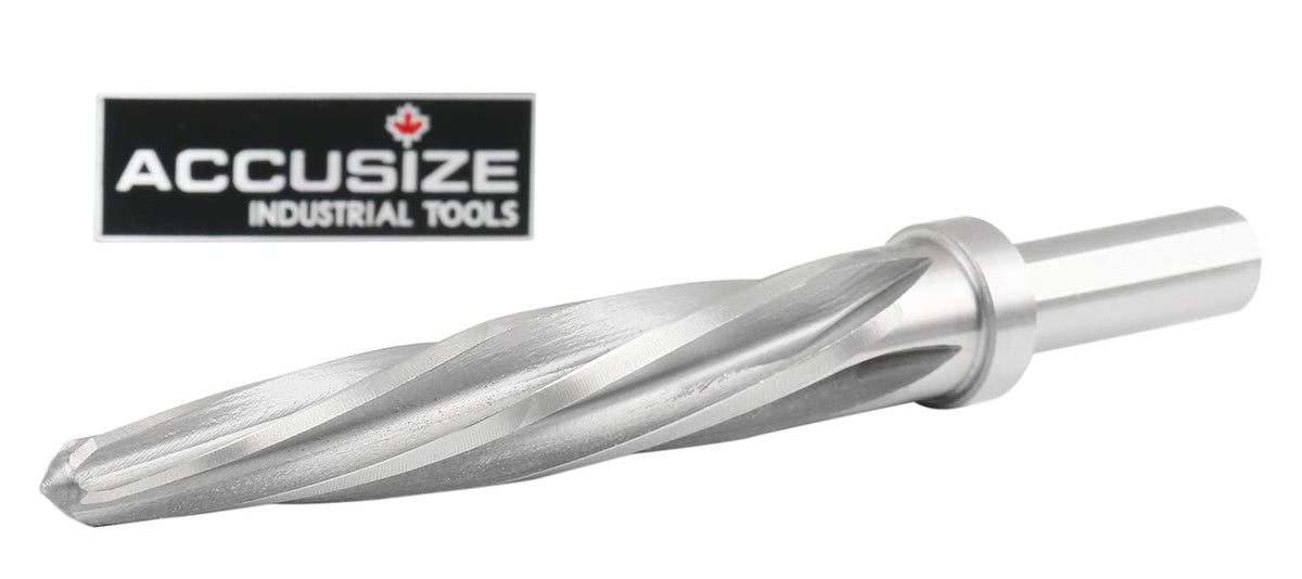 Accusize HSS Construction Reamer, 11/16 in, 3-Flat Shank, 0522-1116