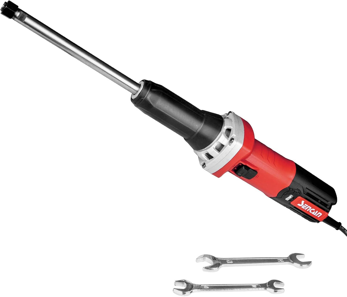 6" Extra Long Extension Electric Die Grinder, 1/4" Variable Speed Corded Power Die Grinder, Heavy Duty Die Grinder