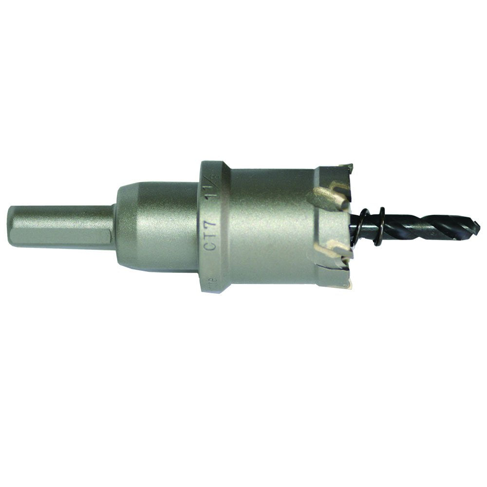 Champion Cutting Tool CT7-1-3/8 Inch Tungsten Carbide Tipped Hole Cutter- Up to 1 inch depth of cut