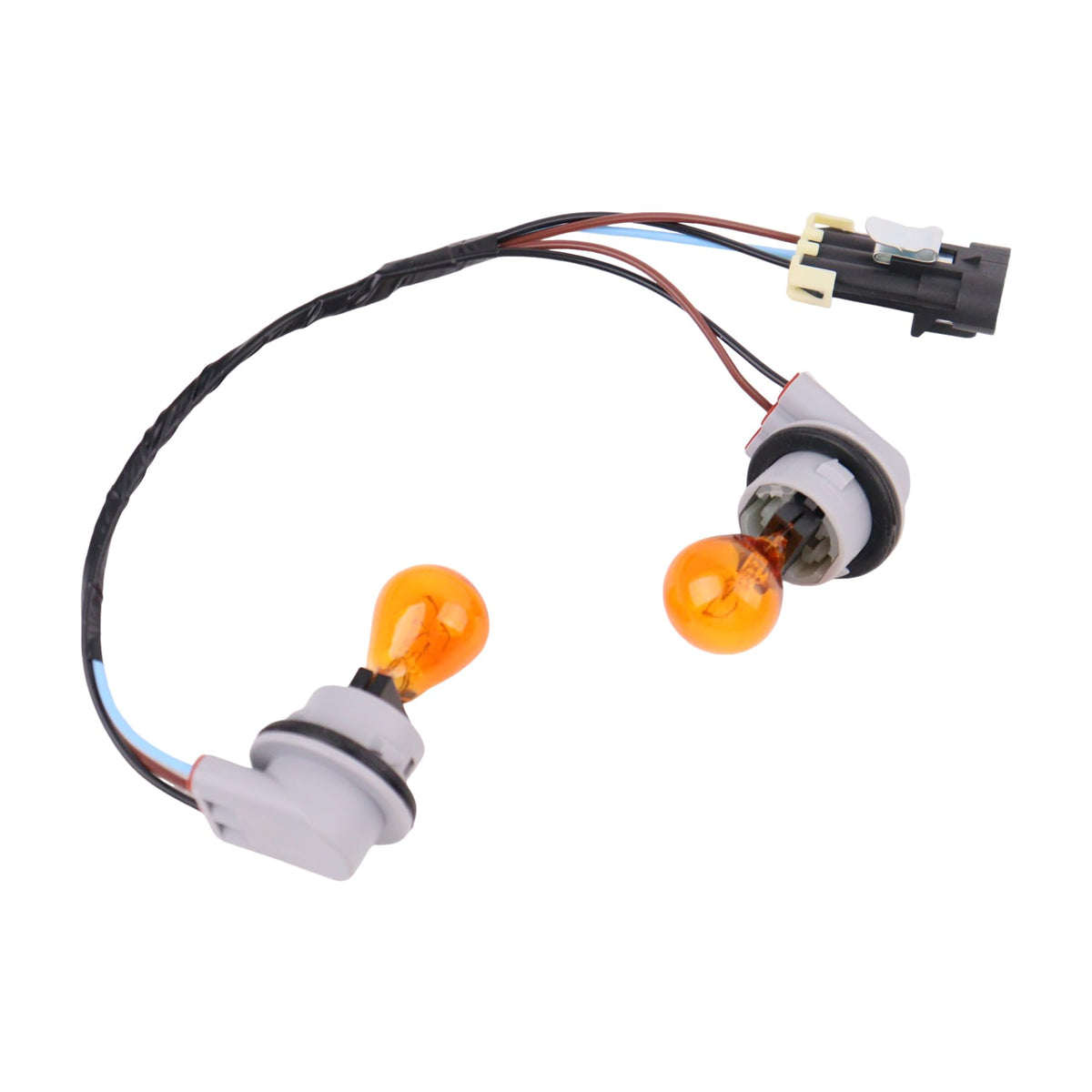Turn Signal Wiring Harness with Two Bulbs Replace for 19121867 16530324