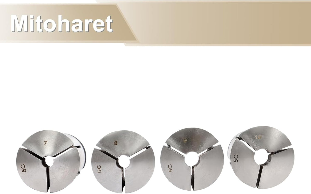 5C Metric Collet Set 23 Piece 3mm to 25mm x 1mm 0.0005" Accuracy for CNC Milling Machine