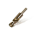 BECOLLO 1" Cobalt Drill Bit, 1/2" Reduced Shank with 3-Flats,Suitable for Drilling in Hard Metal, Stainless Steel, Cast Iron
