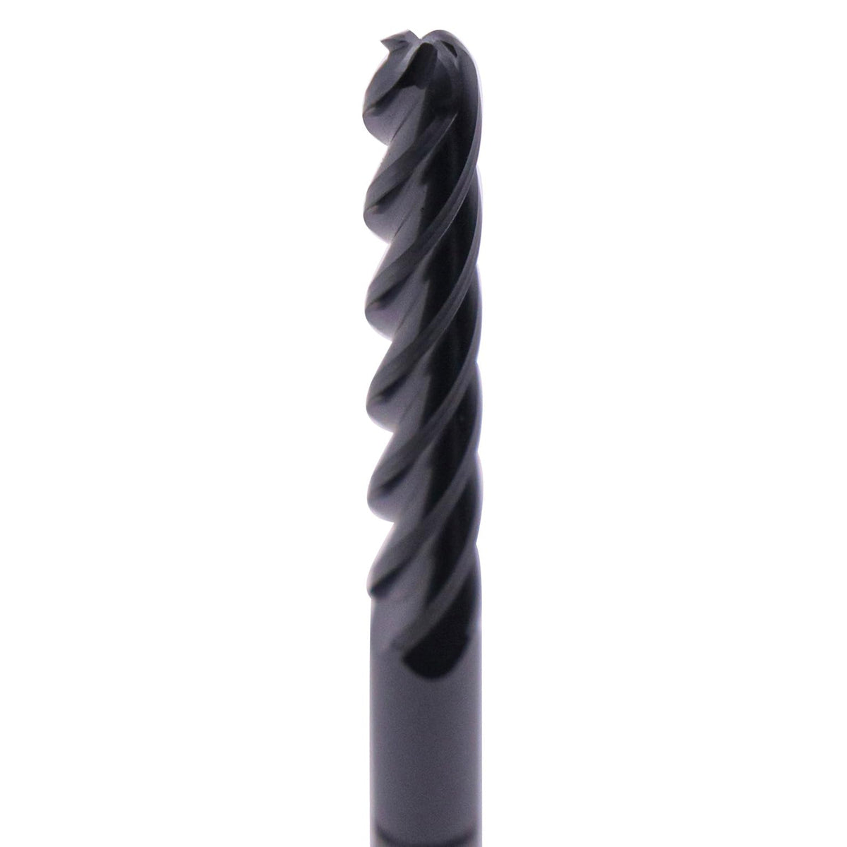 2Pcs 3/16" 4 Flute Solid Carbide Long Ball Nose End Mill Set, AlTiN Coated