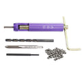 Thread Repair Insert Kit 50Pcs M10-24 x 1.5D Helical Coil Type for Restoring Damaged Threads