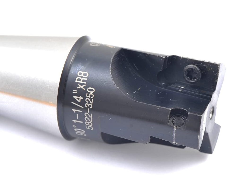 HHIP 5822-3250 90 Degree R8 Indexable End/Face Mill, 1-1/4"