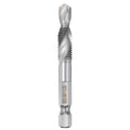 Workkyma M8x1.25 Combination Tap Drill Bit M2 High Speed Steel Polished