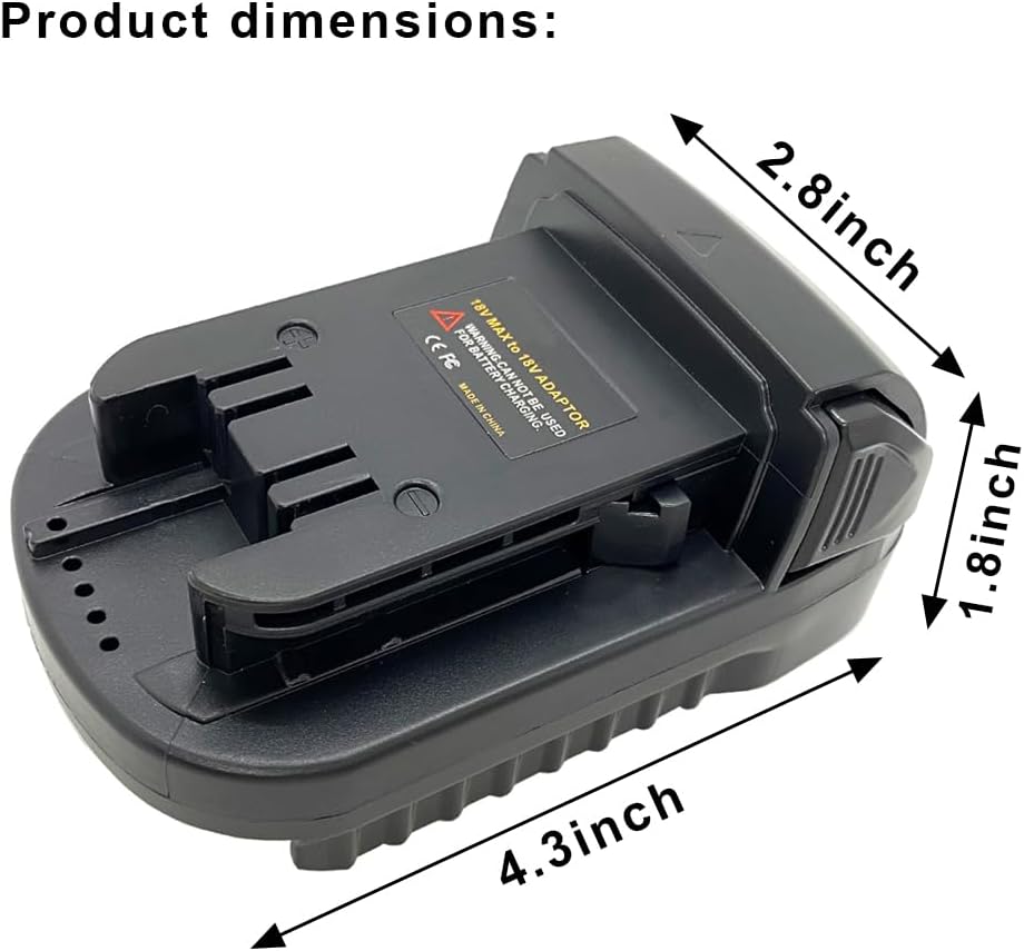 Battery Adapter for Bosch to Milwaukee M18 18V Lithium-Ion Cordless Tool