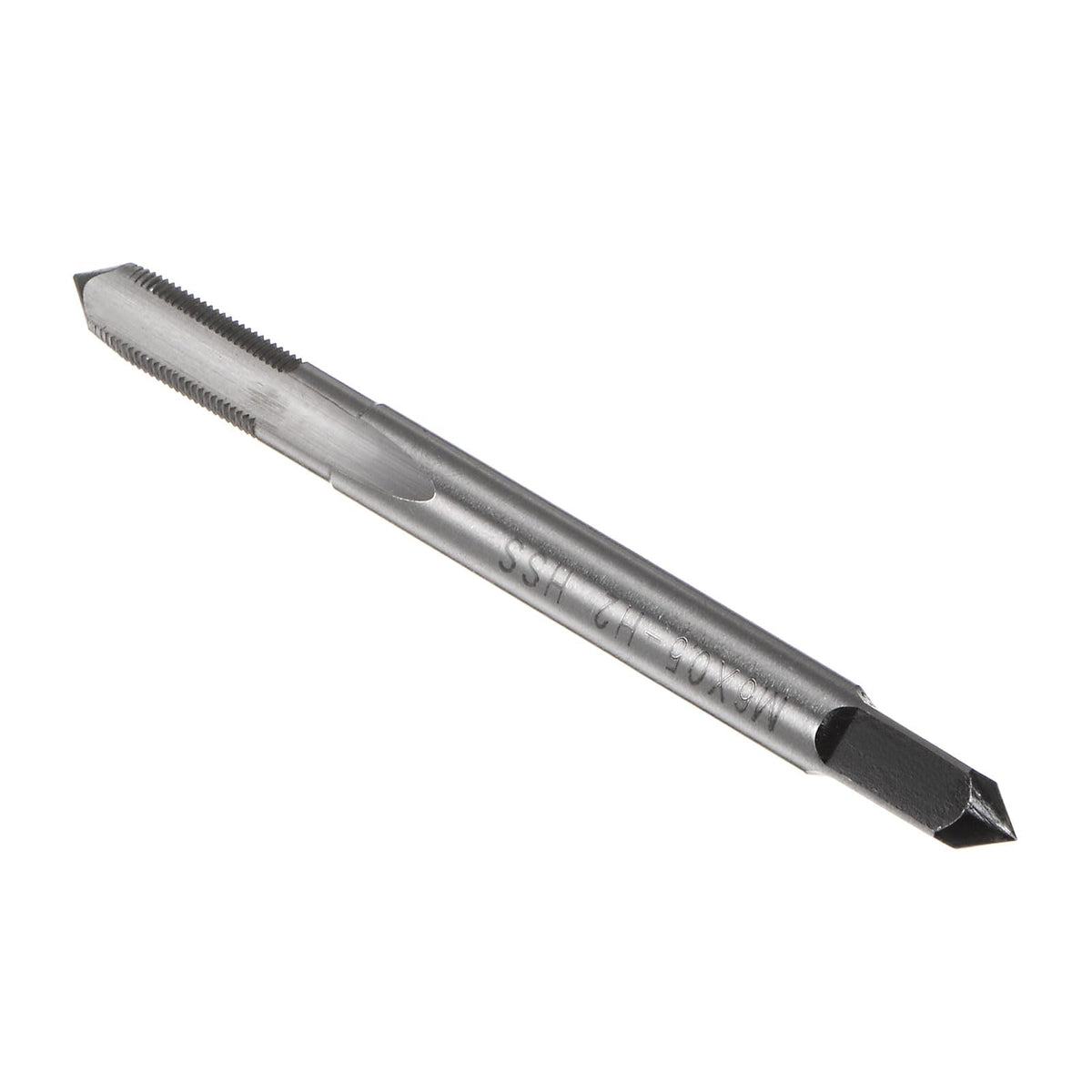 uxcell Metric Machine Taps M6 x 0.5mm H2 High Speed Steel 3 Straight Flutes Screw Tapping Threading Machinist Repair DIY Tool 2pcs