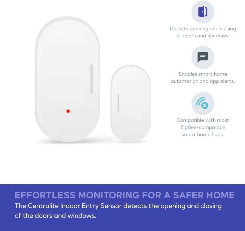 Home Protection Bundle | Includes 1 Motion Sensor, 2 Door/Window Sensors & 1 Water Leak Detector for Whole-Home