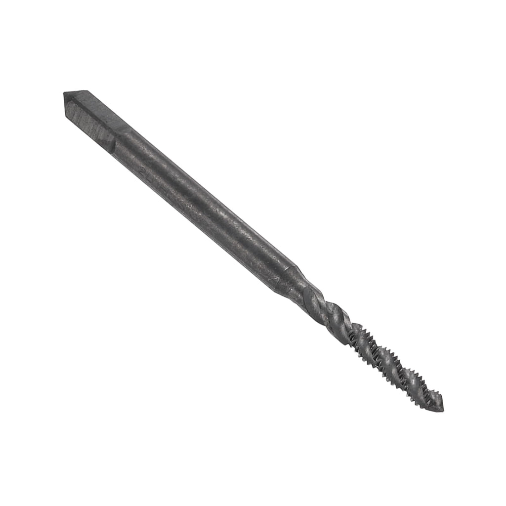 uxcell Spiral Flute Thread Taps 2-56 UNC 2B Machine Threading Tap Bit, Nitrided Coated Screw Tapping Repair Tool, M2 High-Speed Steel (HSS)