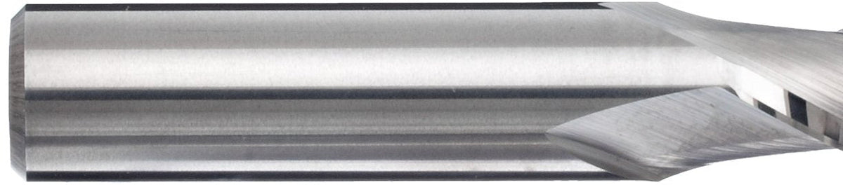 YG-1 - 50558 E5014 Carbide Ball Nose End Mill, Long Reach, Uncoated (Bright) Finish, 30 Deg Helix, 2 Flutes, 2.25" Overall Length, 0.125" Cutting Diameter, 0.125" Shank Diameter