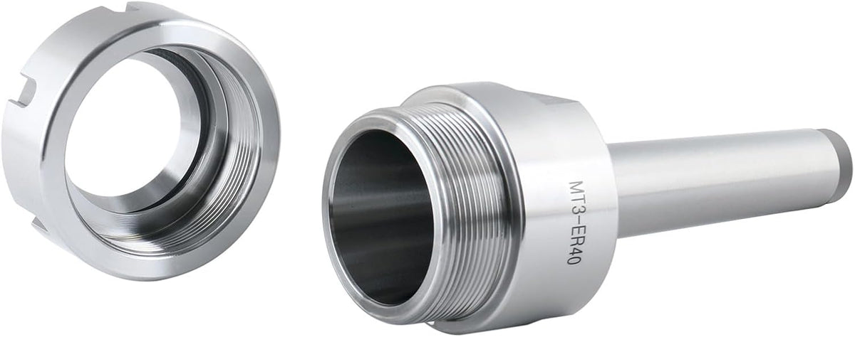 Accusize MT3 Shank ER40 Chuck with 15-Piece Collet Kit, 0223-0308