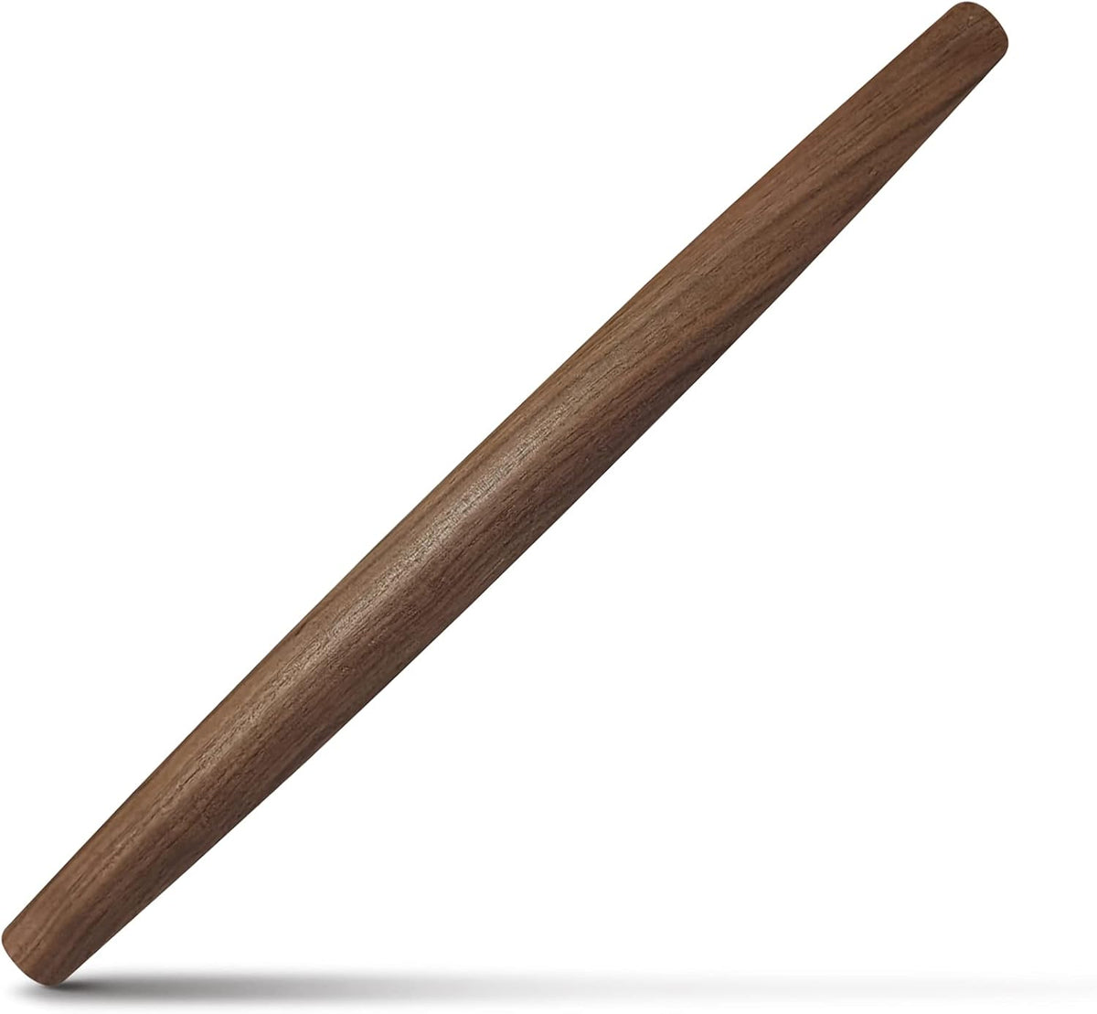 French Rolling Pin (17 Inches) –WoodenRoll Pin for Fondant, Pie Crust, Cookie, Pastry, Dough –Tapered Design & Smooth