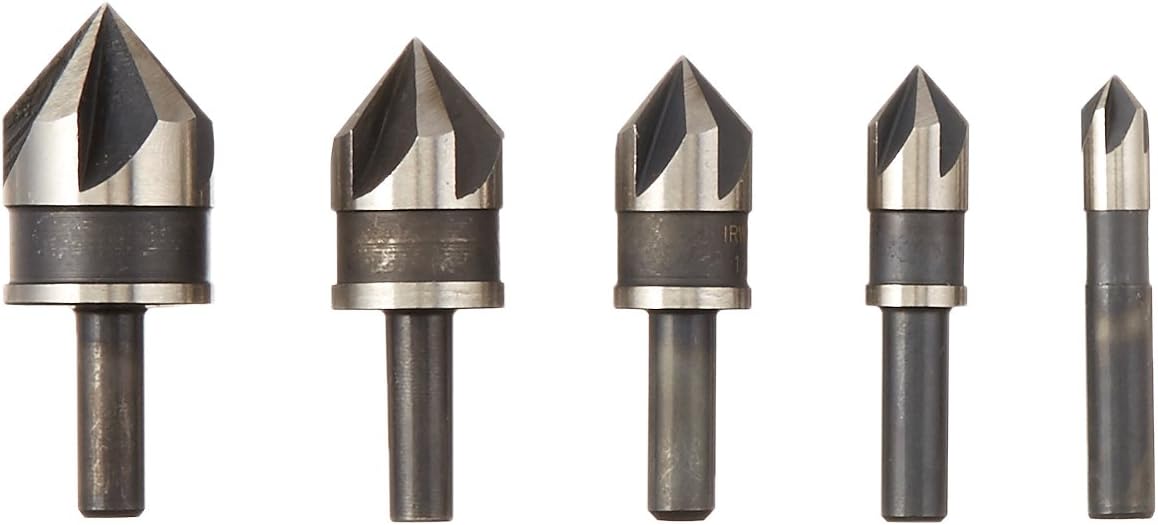 IRWIN IRWIN Tools 1877791 Black Oxide Countersink Drill Bit, 5-Piece Set